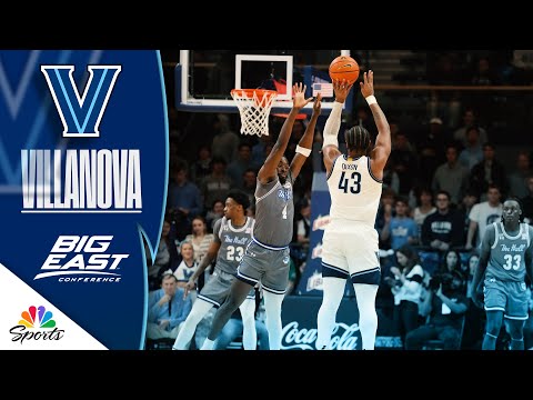 Eric Dixon highlights from Villanova's win vs. Seton Hall | Big East on NBC