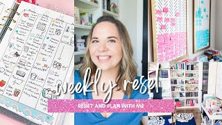 WEEKLY RESET ROUTINE ✨ clean, review, and plan with me