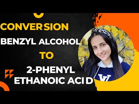 Convert Benzyl alcohol to 2-phenylethanoic acid| Conversion Class12 Chemistry| Organic conversion