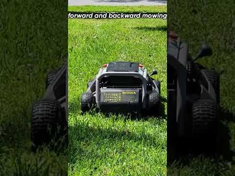 Updated Mowrator mows forward and backward at the same speed #mowing  #electricmower  #gardener