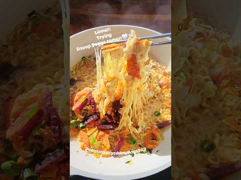 Snoop Doggs ramen!!? #asmr #ramen #foodasmr #asmrfood #cozy #easyrecipe #notspicy #noodles #food