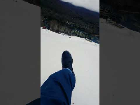 tubing down the mountain #tubing #snow #nh