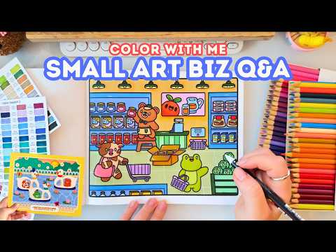 Running A Successful Art Business: Tips, Coloring & Chatting | Small Art Business Q&A