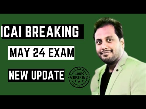 |ICAI Big Breaking & New Update For CA May 24 Exam| CA Inter & Final|