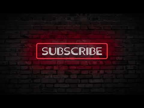 Neon Subscribe Sign  | Copyright Free Video Footage