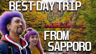 Stunning Autumn Day Trip From Sapporo: Jozankei Onsen Village | Honeymoon in Japan Vlog Ep. 4