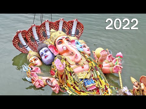 India Biggest Ganesh Nimajjanam 2022 | Khairatabad Ganesh Nimajjanam in Tank Bund | Hyderabad Ganesh