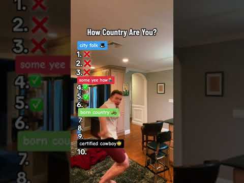 HOW COUNTRY ARE YOU !? 🤠 #songchallenge #shorts