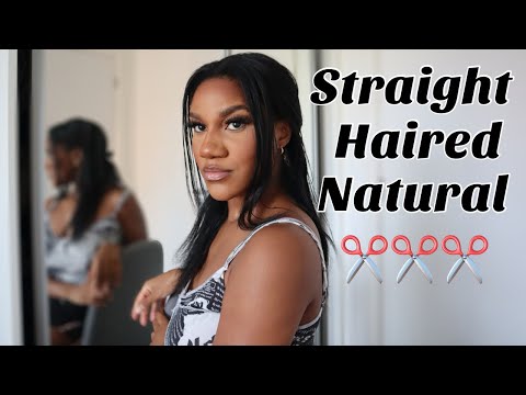 How to grow your hair using silk presses | Straight haired natural | Natural Nadine