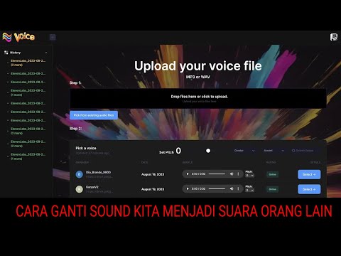 Cara Mengganti Sound Kita Menjadi Suara Orang Lain