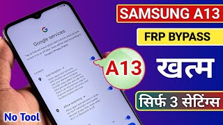 SAMSUNG A13 FRP BYPASS NEW FREE METHOD 2024 | A13 FRP UNLOCK ONE CLICK | TALKBACK NOT WORKING