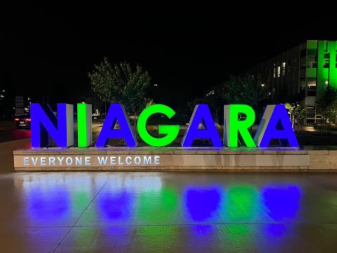 Niagara Falls, Canada Lights Up in support of #SaveSoil #Niagara