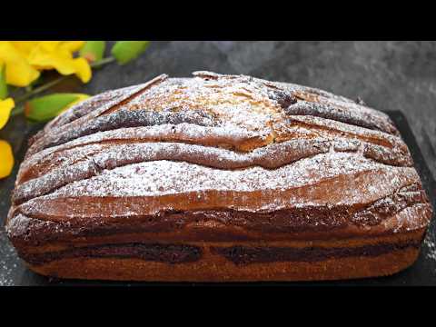 When there is no time at all! Delicious cake for tea in 5 minutes. Everything mixed and in the oven!