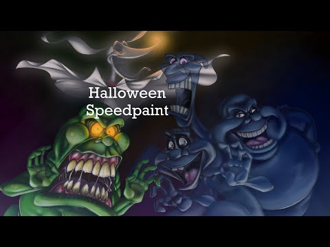 HALLOWEEN SPEEDPAINT: Childhood Ghost Characters