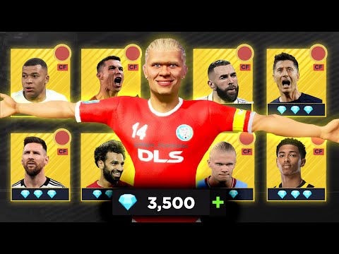 Using 3500 DIAMONDS to BUY FULL LEGENDARY PLAYERS in DLS 23