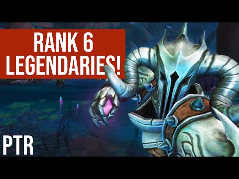 Rank 6 Legendaries on the Patch 9.1 PTR