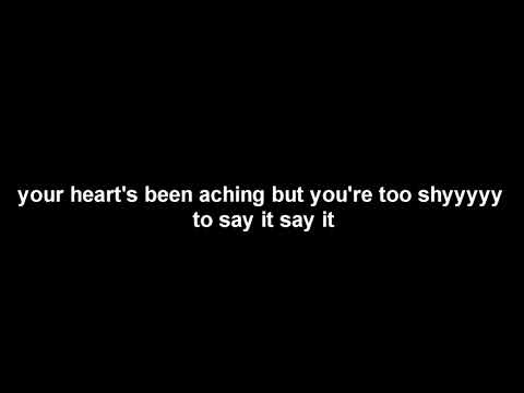 your heart's been aching but you're too shy to say it (21/65)