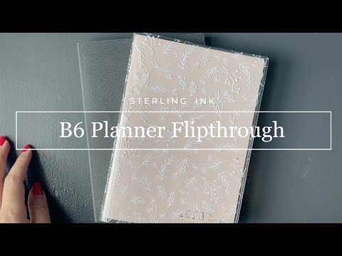 B6 Common Planner Clear Cover Options | Sterling Ink