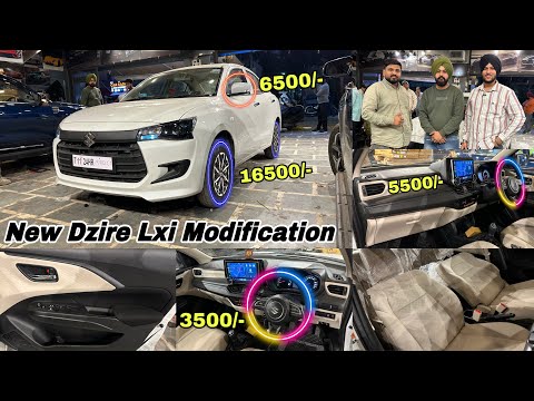 😨 गाड़ी सीधा Showroom से आई - First In India 2024 New Dzire Facelift | New Dzire Modified | Dzire