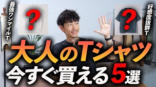 【40代】大人に似合う「きれいめTシャツ」5選。今すぐ買える名品をプロが徹底解説します【無印からセレオリまで】