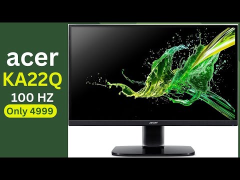 Acer KA222Q 21.5 inch Full HD VA Panel Monitor | Unboxing & Review | HDMI & VGA