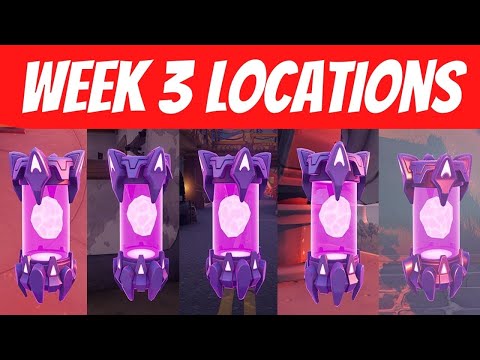 All Week 3 ALIEN ARTIFACTS Loactions (All 5 Alien Artifact Locations)