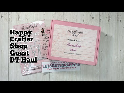 Look at Happy Crafter Shop August 2024 Release  | Guest Designer