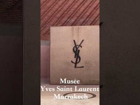 時尚殿堂-摩洛哥Musee Yves Saint Laurent ＹＳＬ博物館