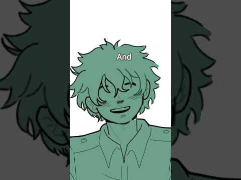 Villain Izuku is an annoyance to U.A #artshorts #izukumidoriya #villaindeku