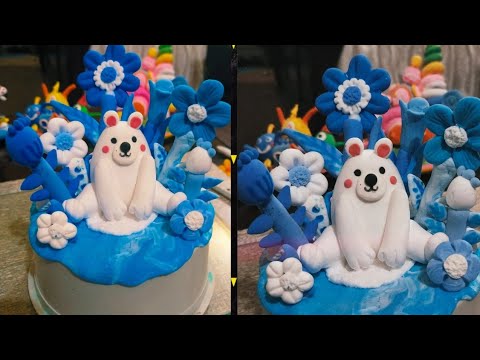 Clay Tutorial | Create a Polar Bear and Ice Flower | DIY Animal Ornaments