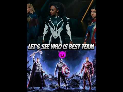 who is best team 😈#marvel #captainamerica #captainmarvel