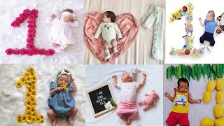 first month baby birthday celebration ideas  |1 month birthday decoration ideas at home