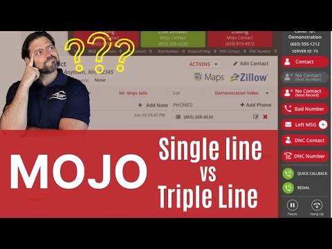 When To Use The MOJO Triple Line Dialer vs The MOJO Sinlge Line Dialer For Real Estate Prospecting