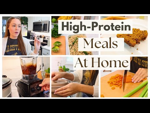 Easy HIGH-PROTEIN Meals to Cook at Home | What I Eat In A Day