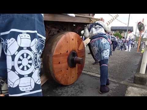 佐原の大祭2018秋　初日　下川岸区　曳き廻し