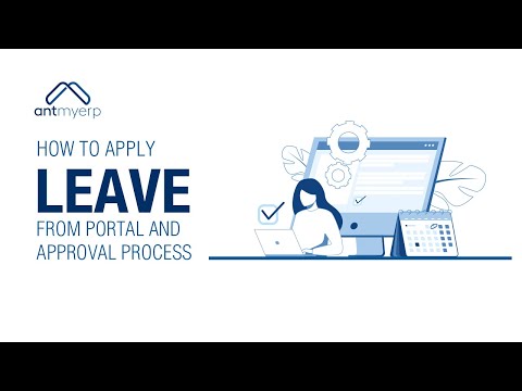 Apply Leave from Portal & Approval Process in HRMS- English | AntMyERP