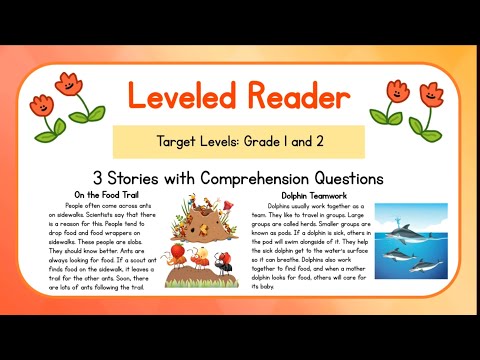 Reading for Grade 1 and Grade 2 | Reading Comprehension | Learn English Through Stories (Set 15)