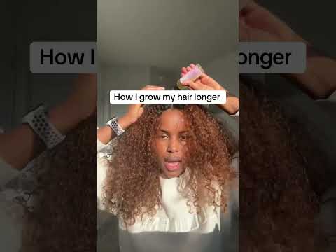 How I grow my hair longer #naturalhair #hairgrowth