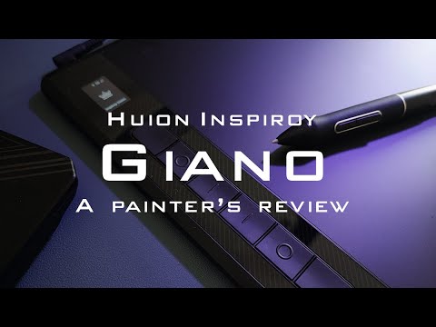 Reviewing Huion's HUGE Inspiroy Giano for digital drawing and painting