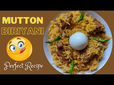 మటన్ బిరియాని | Mutton Biriyani Perfect Recipe For Beginners In 2020