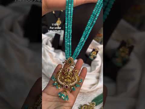 #TrendingCollections watsapp7416894838 #beadsharam #monalisabeadsjewellery  #onegramgoldjewelry