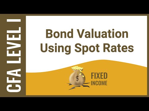 CFA Level I Fixed Income - Bond Valuation Using Spot Rates