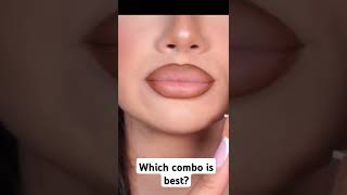 which combo is best?😍#makeup #makeupartist #makeuptutorial #makeupaddict #makeuplover #instamakeup