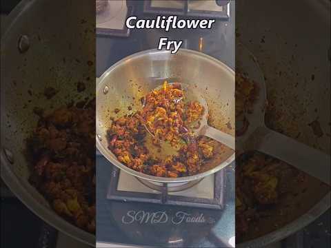 variety ga karam Podi tho cauliflower fry #food #smdfoods #cauliflowerfry #ytshorts #shorts #fry