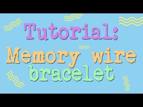 ~Beginner tutorial: Memory wire bracelet~