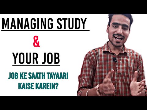 How to STUDY along with your JOB| For WORKING Professionals