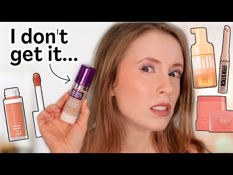 WHY IS THIS VIRAL..? Testing NEW Makeup (Covergirl Simply Ageless, Milk Cloud Glow Primer & more!)