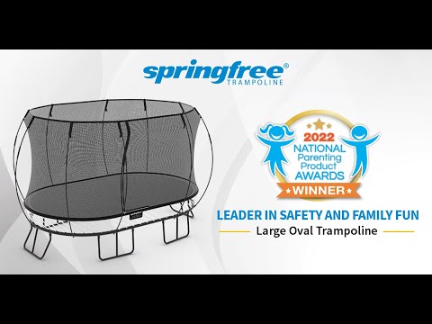 2022 National Parenting Product Award Winner - Springfree Trampoline