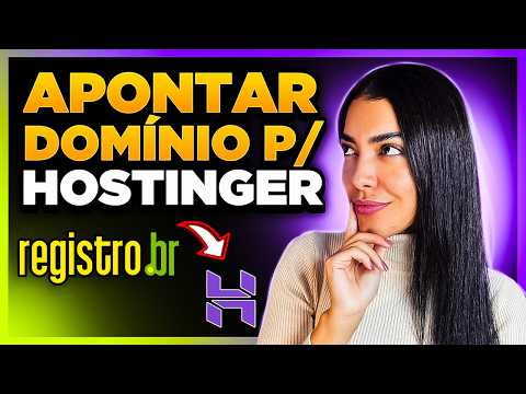 Como APONTAR DOMÍNIO no Registro Br para Hostinger [DNS Hostinger passo a passo]