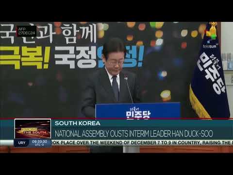 South Korea's Parliament removes the country's acting president from office